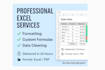 create, format, and clean excel spreadsheets