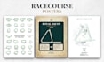 create custom horse racing track and  racecourse tracks