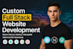 custom website development, full stack website developer, front end developer