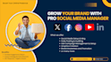 professioned as social media assets handler for growth and engagement