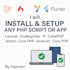install and setup any PHP script, laravel, codeigniter, flutter app on server