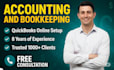 do monthly bookkeeping and financial reports in quickbooks online