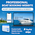 develop a complete boat booking website with online payments