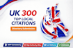 list your business manually top 300 UK local citations and directories listings