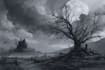 make a fantasy landscapes, illustration, environment