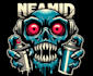 make skull spray paint monster graffiti character logo