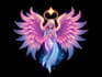 make amazing spotless fantasy angel logo design