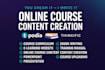 ebook online course creation online course content training manual ppt