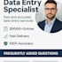 do fast data entry, copy paste, data analysis and PDF conversion in 24 hours
