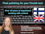 proofread and edit your finnish text