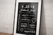 create a customized wedding and anniversary gift