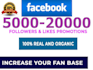 add 20,000 followers to your facebook profile
