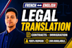do french to english legal translation
