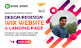 design wix website and redesign wix website