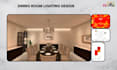 design professional dining room lighting using dialux evo
