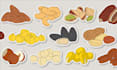 illustrate custom minimal stickers for print and digital use