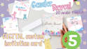 custom digital gender reveal party invitation card