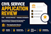 review your UK civil service application and star examples