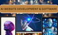 do ai website, saas platform, ai software and mobile app development