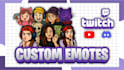 create custom twitch emotes, logo, etc