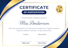design professional and printable certificate templates in canva
