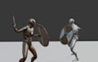 animate 3d fps game character combat fighting attack animation in unreal engine