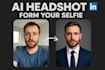 make realistic ai headshots for linkedin