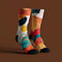 create beautiful socks design