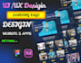 be your expert designer for modern clean UI and UX