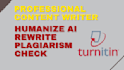 proofread, edit, plagiarism check, humanize ai thesis