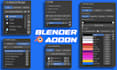 create a blender addon