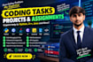 be expert for coding tasks, projects, assignments in python, cpp , java and more