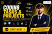 be expert for coding tasks, projects, assignments in python, cpp , java and more