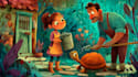 create kids children book illustrations