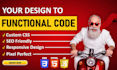 code your design into functional frontend