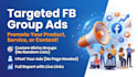 promote your business manually in targeted facebook groups