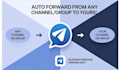 create a custom telegram bot, auto posting, auto forwarding, group manager bot