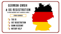 register your german gmbh, ug, company for non residents and e commerce sellers