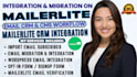 expert mailerlite migration, integrations hubspot, google CRM workflow wordpress