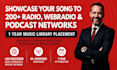 promote your song for 1 year