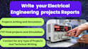 write electrical engineering project reports