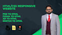 do figma to HTML PSD to HTML CSS responsive website