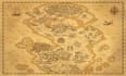 draw a detailed hand drawn fantasy map for your dnd or rpg world