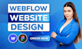 design or develop webflow website figma to webflow webflow expert