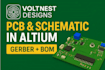 design professional pcb layout and schematic in altium designer