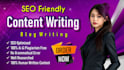 do best SEO article writing, blog post writing or content writing, copywriting