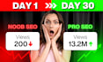 do monthly off page SEO with high authority backlinks