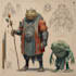 create realistic character and creature concept art