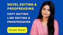 do novel editing and proofreading services
