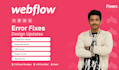 fix or edit webflow issues bugs optimize, or edit webflow website